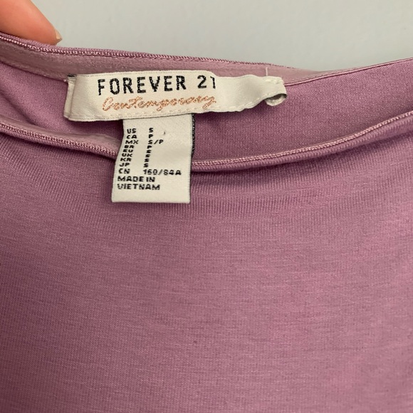 PURPLE OFF THE SHOULDER MINI DRESS - Picture 7 of 7